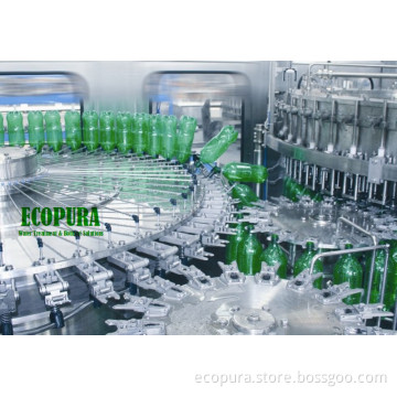 Complete Carbonated Drink Bottling Line / Csd Turnkey Filling Plant